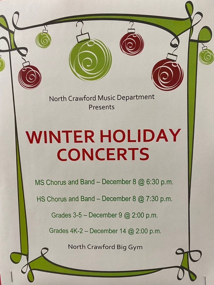 winter holiday concerts