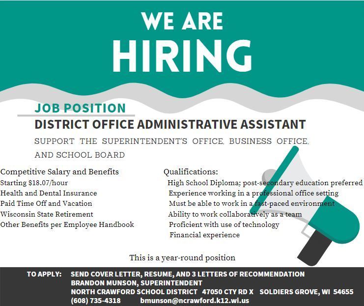 Administrative Assistant position