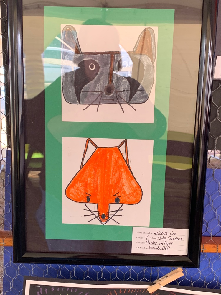 Aliceya Cox’s artwork in the style of Charlie Harper